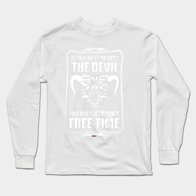 Meet the devil Long Sleeve T-Shirt by eltronco